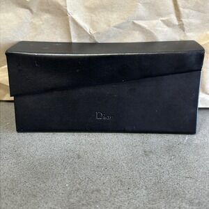 Dior Glasses Case Black Authentic Empty Replacement Unused READ DESCRIPTION